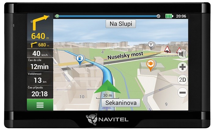 Navitel E500 Magnetic mapy